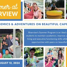 Summer at Riverview offers programs for three different age groups: Middle School, ages 11-15; High School, ages 14-19; and the Transition Program, GROW (Getting Ready for the Outside World) which serves ages 17-21.⁠
⁠
Whether opting for summer only or an introduction to the school year, the Middle and High School Summer Program is designed to maintain academics, build independent living skills, executive function skills, and provide social opportunities with peers. ⁠
⁠
During the summer, the Transition Program (GROW) is designed to teach vocational, independent living, and social skills while reinforcing academics. GROW students must be enrolled for the following school year in order to participate in the Summer Program.⁠
⁠
For more information and to see if your child fits the Riverview student profile visit fodsbpmc.com/admissions or contact the admissions office at admissions@fodsbpmc.com or by calling 508-888-0489 x206